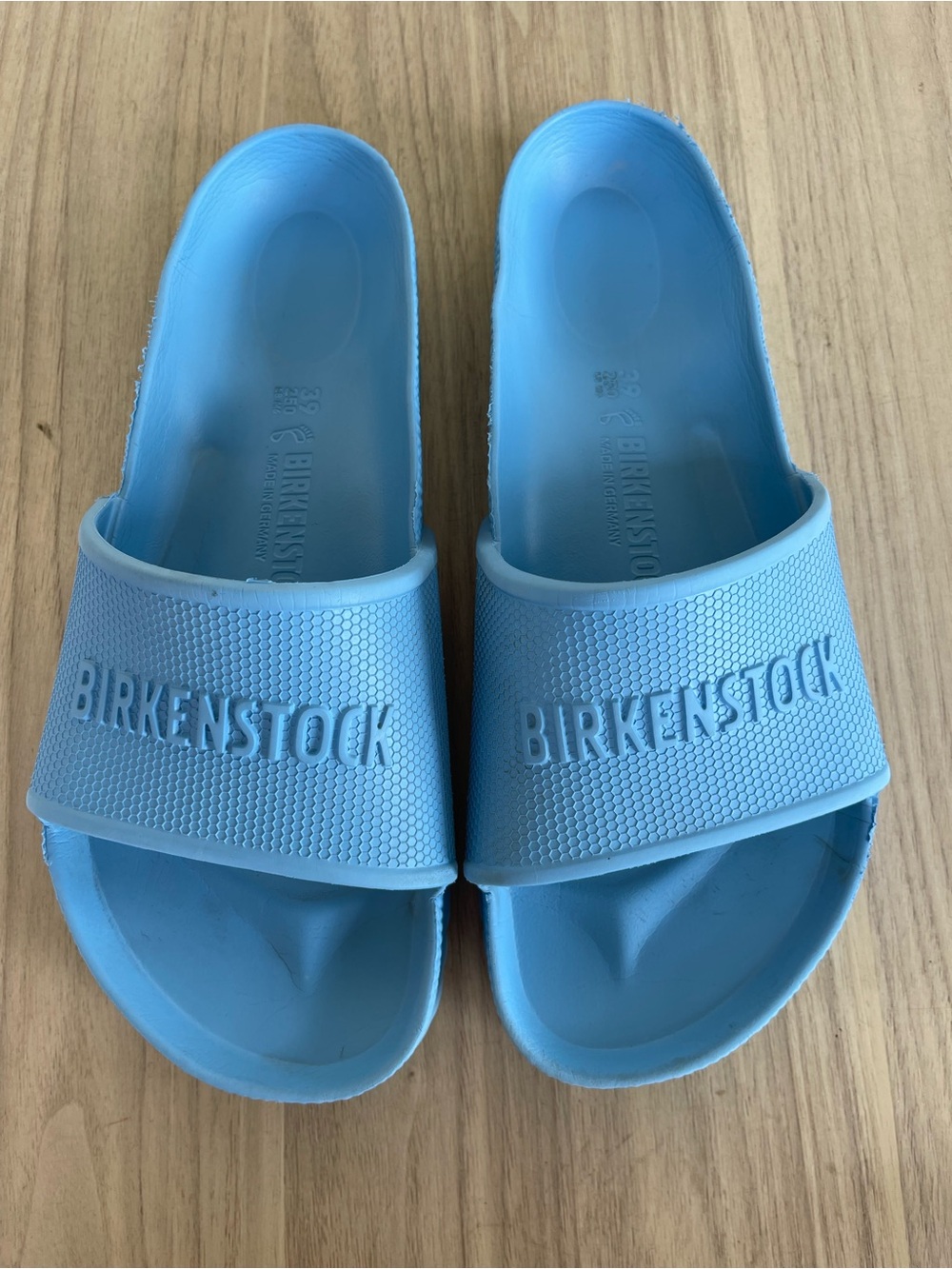 Birkenstock EVA Slide Sandals in Sky Blue